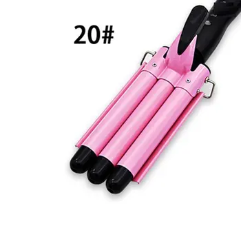

Hairdressing Tools Mini Hair Curler Lcd Liquid Crystal Display Curlers Ceramic Large Three-tube Electric Curling Iron