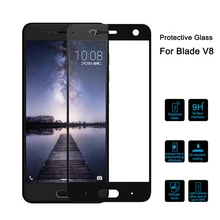 Закаленное стекло для zte Blade V8 5,2 Дюймов Полное покрытие защитное стекло для zte Blade V8 BV0800 V0800 защита экрана glas v 8