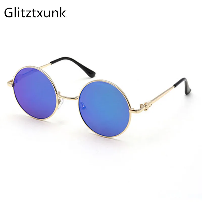 

Glitztxunk 2018 Fashion Round Children Sunglasses Boys Girls Kids Sunglasses Brand Design Babys Sun Glasses UV400 Oculos De Sol
