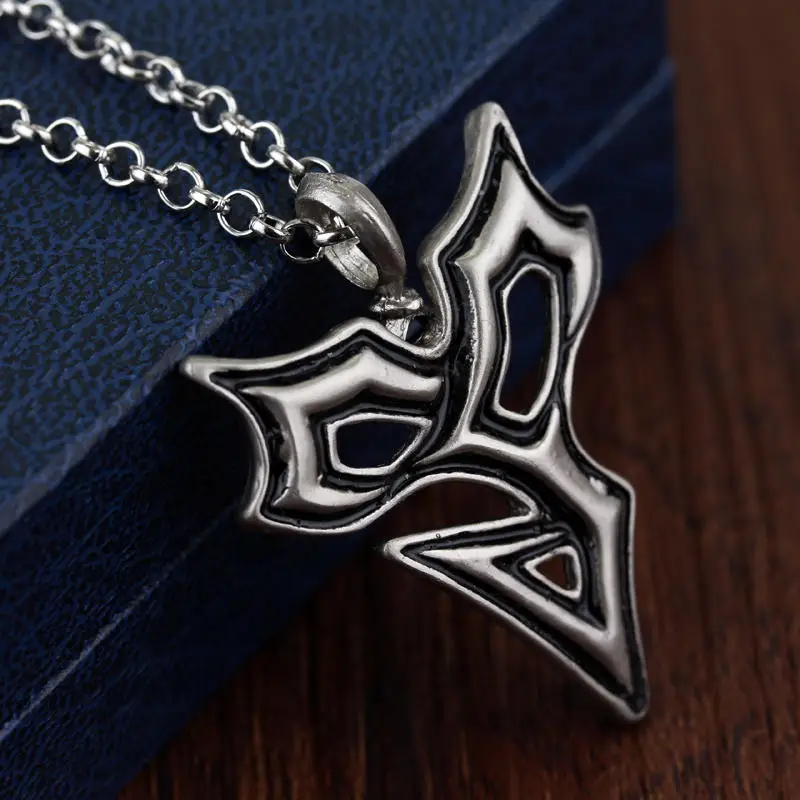 Косплей Final Fantasy модное ожерелье X Tidus Очаровательное ожерелье подвеска цепь Рождественский подарок - Окраска металла: Посеребренный