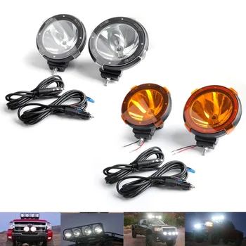 

Areyourshop Car Universal 1Pair HID Xenon Spot Beam Bulb Driving Off Road 7Inch Working Light Lamp 6000K Car Lighting