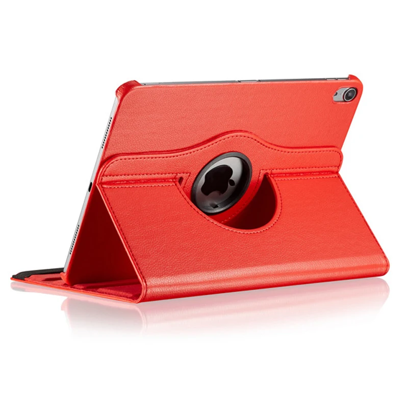 Red 360 градусов вращающийся Смарт Пробуждение кожаный чехол для iPad pro 12," A1876 a1983a2014 A1895 Coque Capa Funda+ подарки - Цвет: Red
