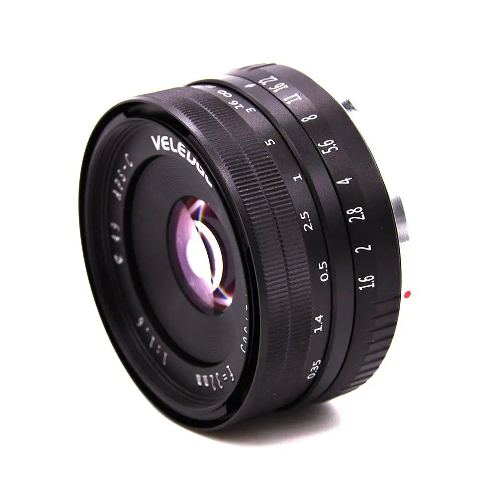 Большая диафрагма ручной основной фиксированный объектив APS C для Sony E Mount