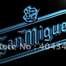 LE150-San Miguel Пивной бар Pub Dispaly светодиодный неоновый свет Знак Домашний Декор ремесла