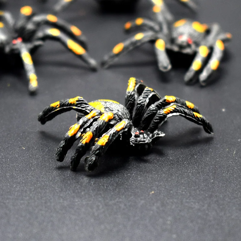 Новая модель цветка паук страшная игрушка Хэллоуин Реквизит насекомое животное модель