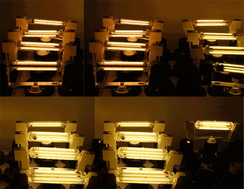 10x R7S светодиодный светильник 5050 smd 78 мм/118 мм/138 мм/189 мм/12 Вт 20 Вт 25 Вт 30 Вт лампочка прожектор в форме кукурузы заменить галогенный прожектор светодиодный свет