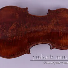 4 струны 4/4 скрипки детали из черного дерева Пламя клен обратно антикварная лакированная ель мастер мощный звук Pro+ 502