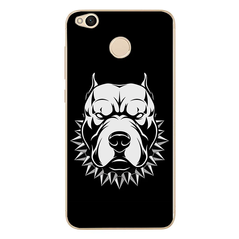 Чехол для Pitbull dog Мягкий Силиконовый ТПУ чехол телефона 2018 redmi4A 4X 5 5a 5Plus note4 xiaomi4 6X 8