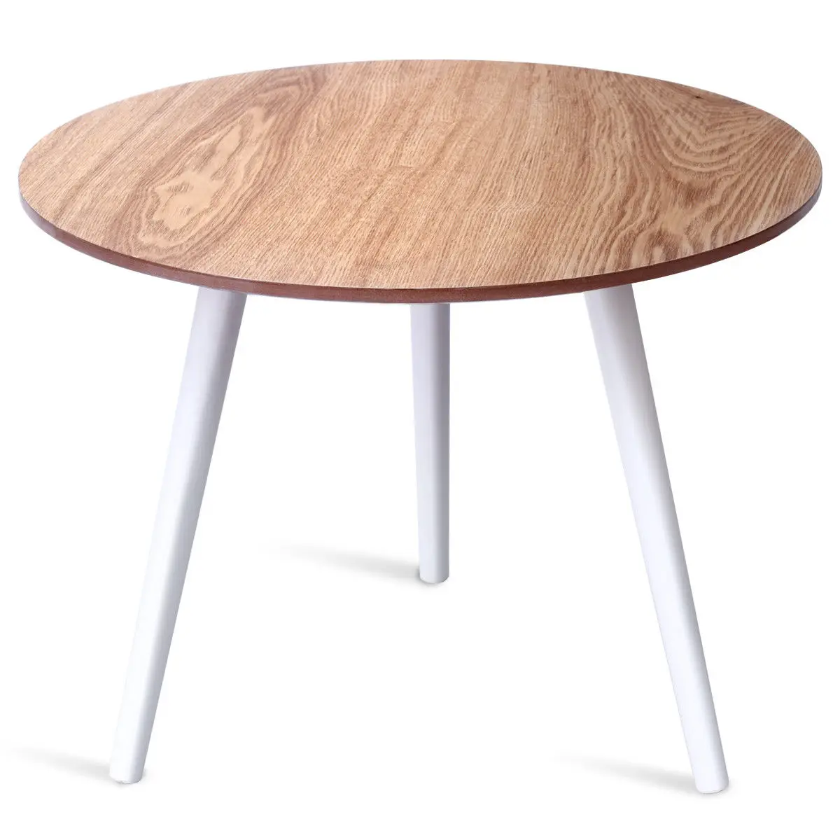 Giantex Modern Round Coffee Table Side Tea End Table Pine Wood Furniture Dining Living Room Tables HW57024 Giantex Modern Round Coffee Table Side Tea End Table Pine Wood Furniture Dining Living Room Tables HW57024