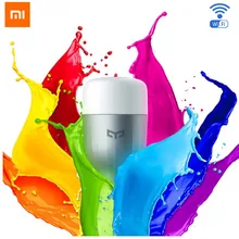 Original Xiaomi Yeelight Blue II LED Smart Bulb ( Color )E27 9W 600 Lumens Mi Light Smart Phone WiFi Remote Control Wholesales