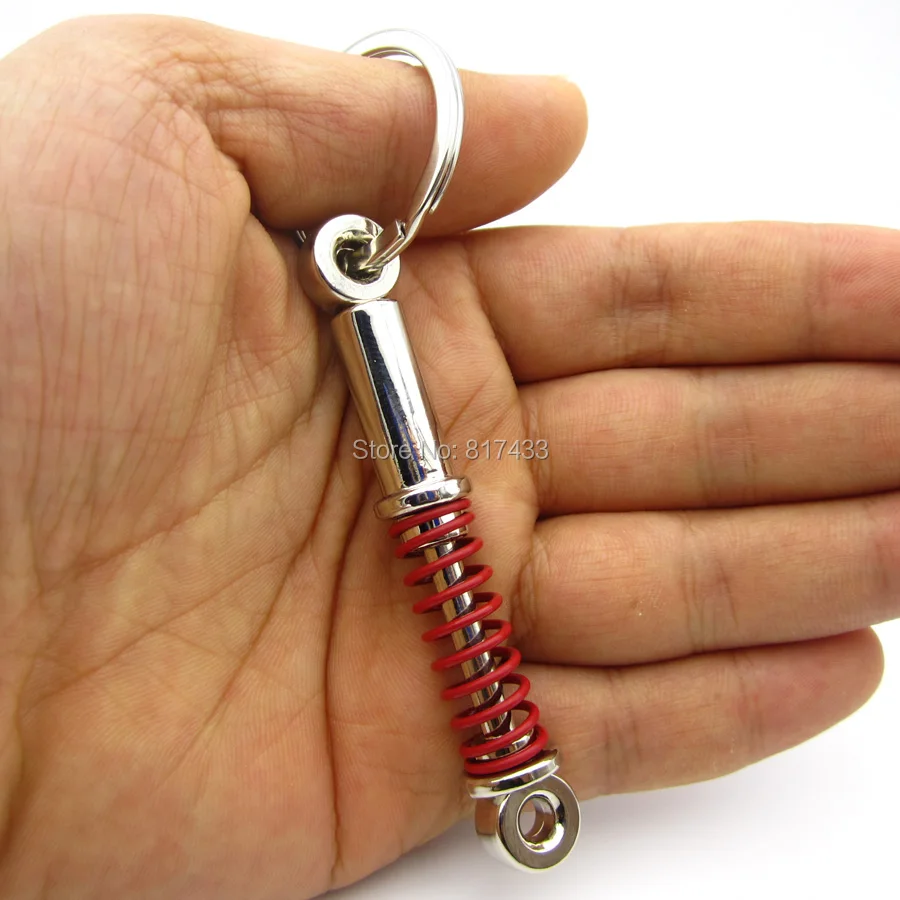 10 шт. JDM автозапчасти цинковый сплав амортизатор пружинный брелок|car keyring|car keyrings