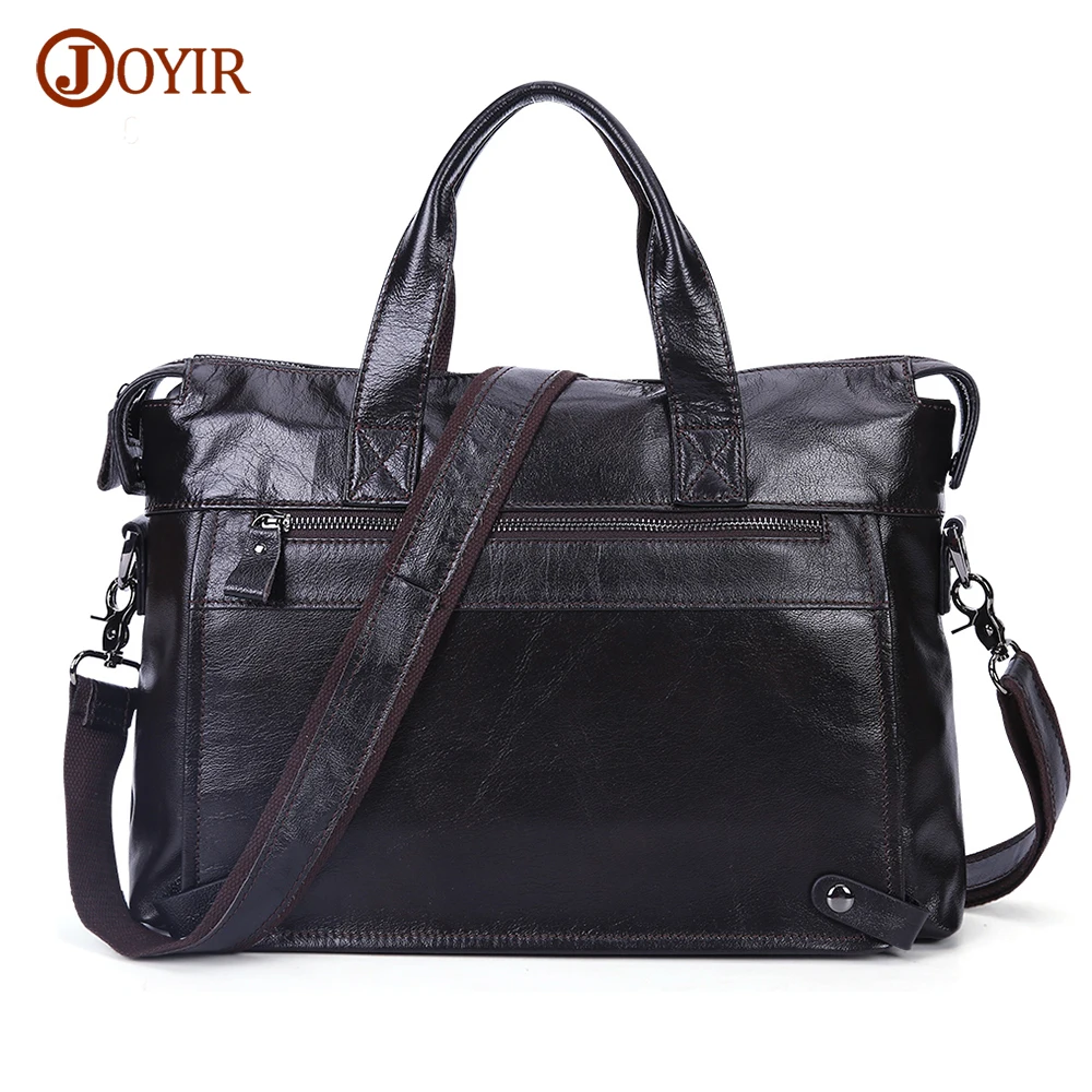 Joyir Brand Mens Office Bags For Men Genuine Leather Briefcase Style