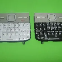 Белый/черный Ymitn Корпус чехол клавиатуры кнопки для Nokia e5 e500 E5-00
