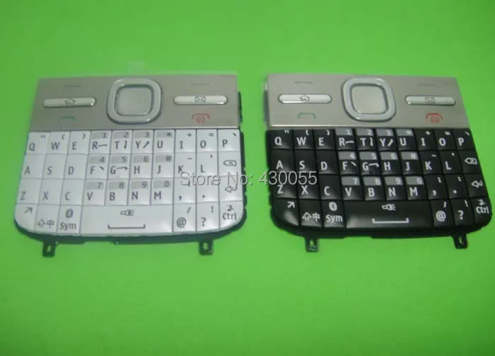 

White/Black New Ymitn Housing Cover Case Keypads Keyboards Buttons For Nokia e5 e500 e5-00 , Free Shipping