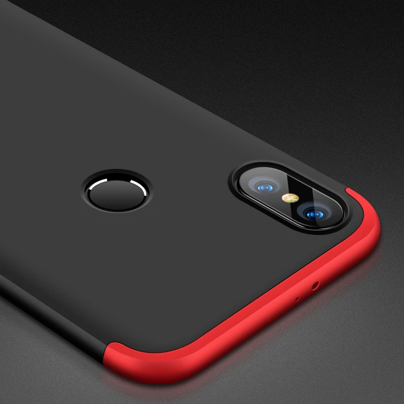 Для Xiaomi Redmi Note5 чехол 360 полная защита модный матовый для телефона жесткий Pro