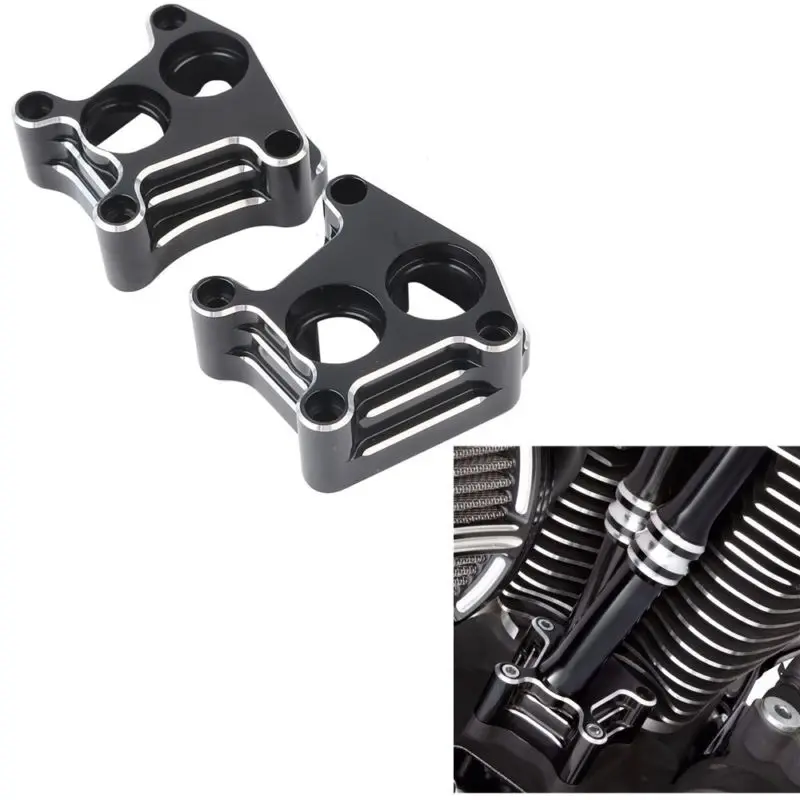  Motorcycle CNC Aluminum Front Rear Lifter Tappet Block Cover For Harley Twin Cam CVO Breakout Dyna 