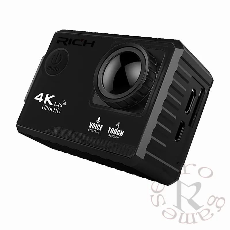 Спортивная Экшн камера 4K Ultra HD с сенсорным экраном голосовым управлением