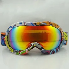 VANREE/брендовые лыжные очки с двойными линзами, противотуманные лыжные очки, детская маска, зимние очки, детские очки для катания на лыжах и сноуборде HXYJ025