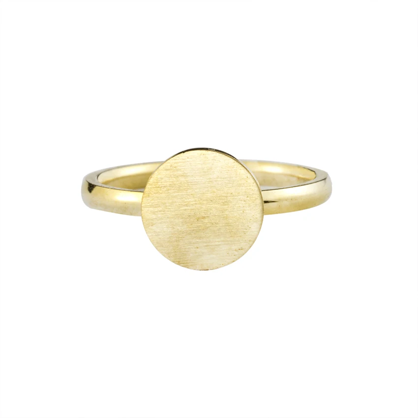 

High Quality Fashion Knuckle Midi Rings Stainless Steel Gold Silver Color Geometric Round Coin Ring For Women BFF Jewelry Bague