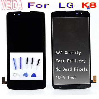 

5 Inch For LG K8 lcd Display Touch Screen Digitizer Assembly Frame free tool