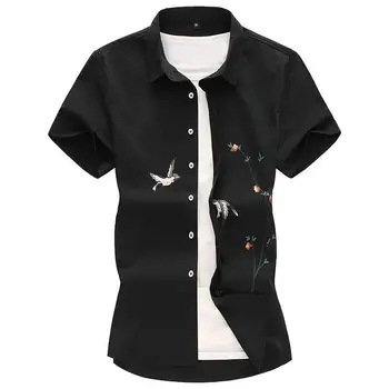 

Loldeal Aloha Shirts Floral Printed Short Sleeve Summer Shirt Man Big and Tall Casual Shirts