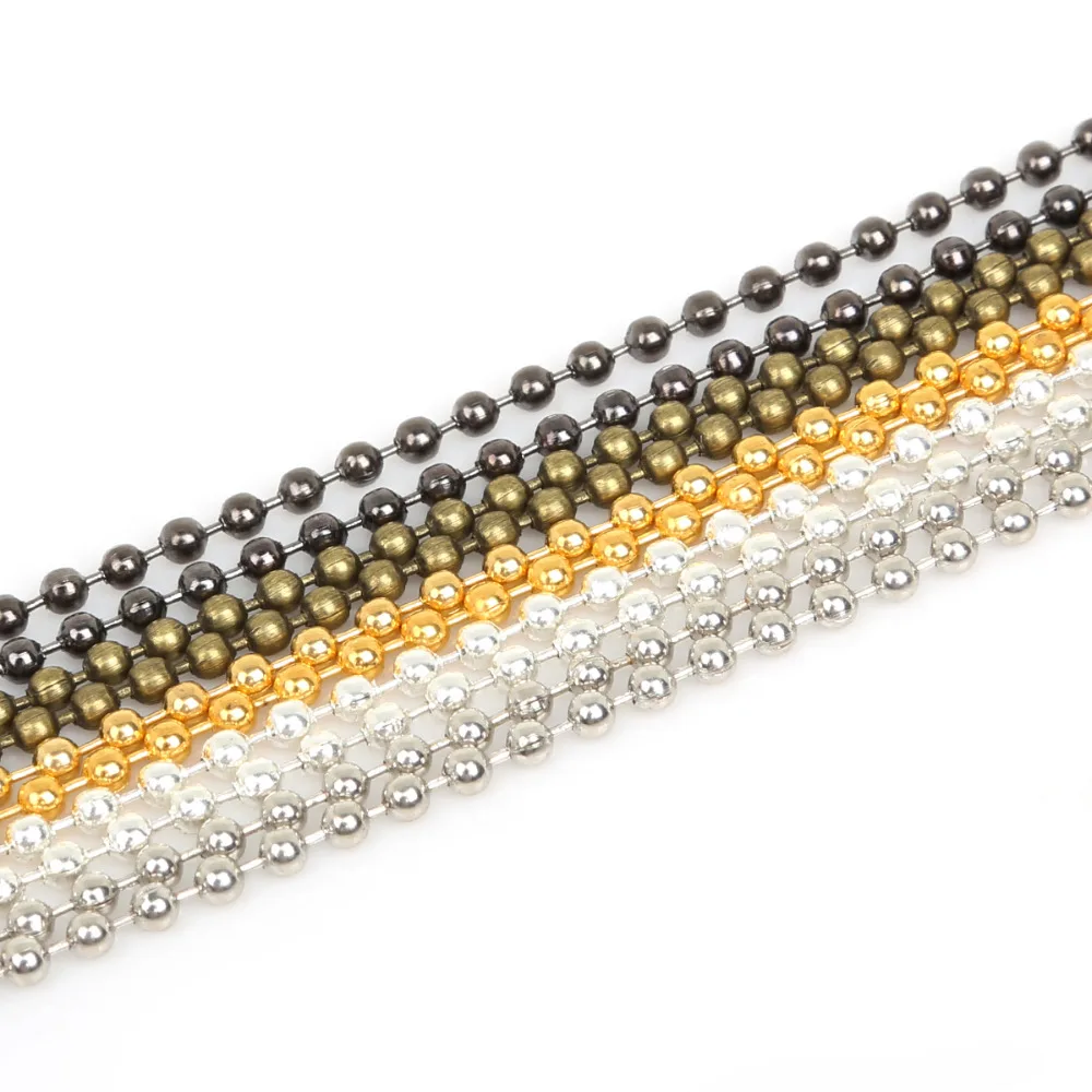 Ball Chain Metal Beads Jewelry Ball Chain Jewelry Diy Ball Chain Jewelry Making Jewelry