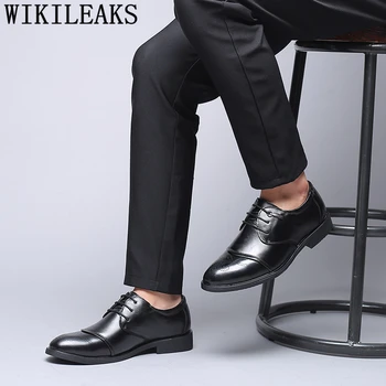 

Brogue Shoes Men Formal Mens Dress Shoes Genuine Leather Coiffeur Wikileaks Shoes Men Classic Zapatos Hombre Vestir Buty Meskie