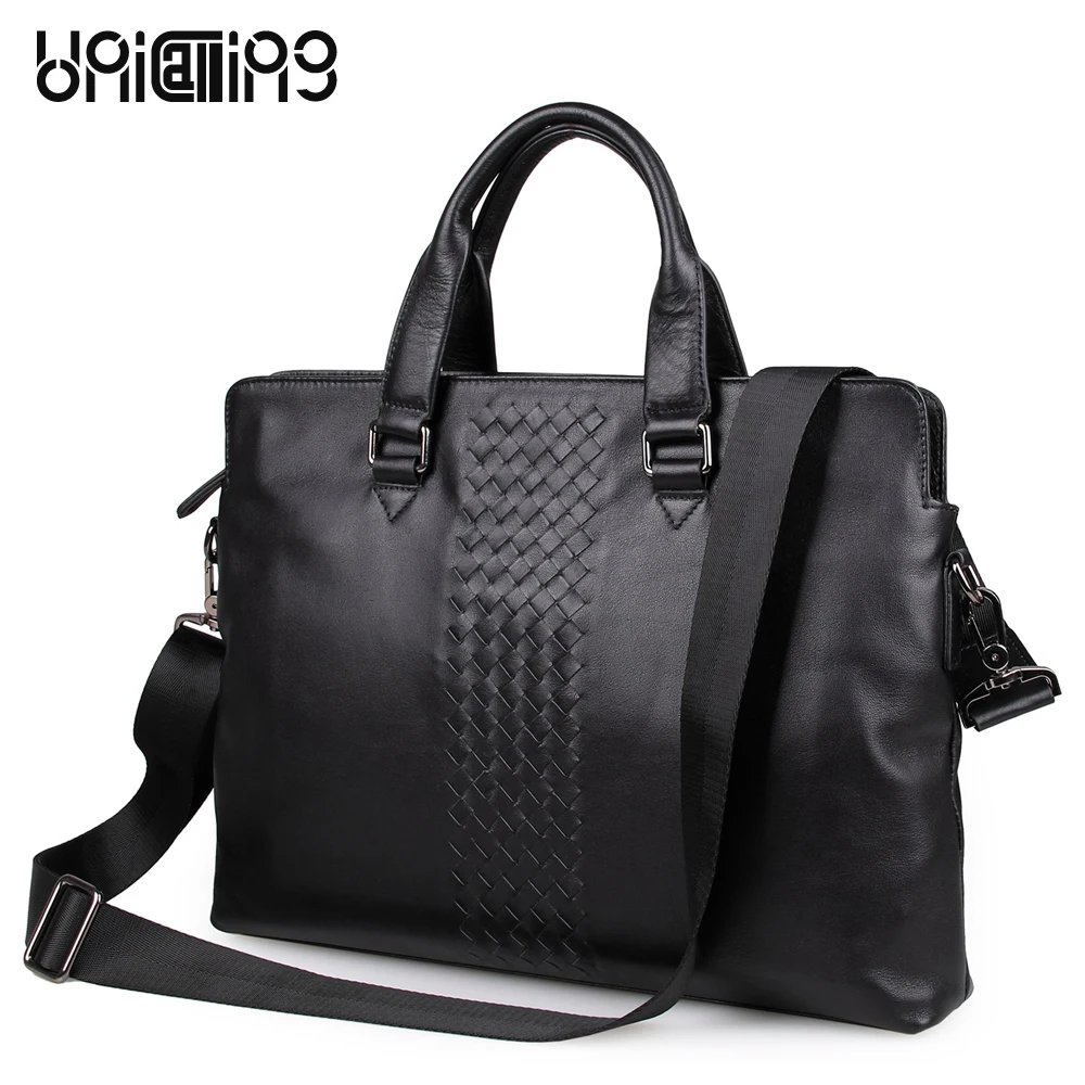 Laptop bag 14 inch laptop shoulder bag fashion brand laptop messenger bag leather bag for laptop luxury men briefcase handbag Laptop bag 14 inch laptop shoulder bag fashion brand laptop messenger bag leather bag for laptop luxury men briefcase handbag