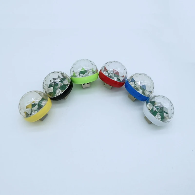 

4W RGB Magic Ball Bulb Lighting LED Projector Light Music Control Crystal Stage Lighting Effect Christmas Decorations for Home
