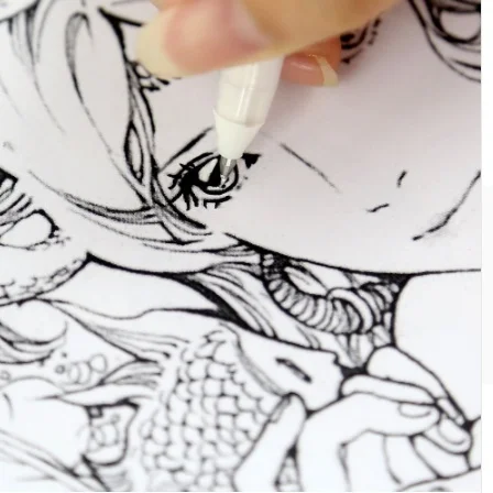 3pcstouchnew Highlight Pen White Ink Blender Marker Micro Pigment Graphic Art Ink Pens Draw Anime Drawing Supplies Markers Art Markers Aliexpress