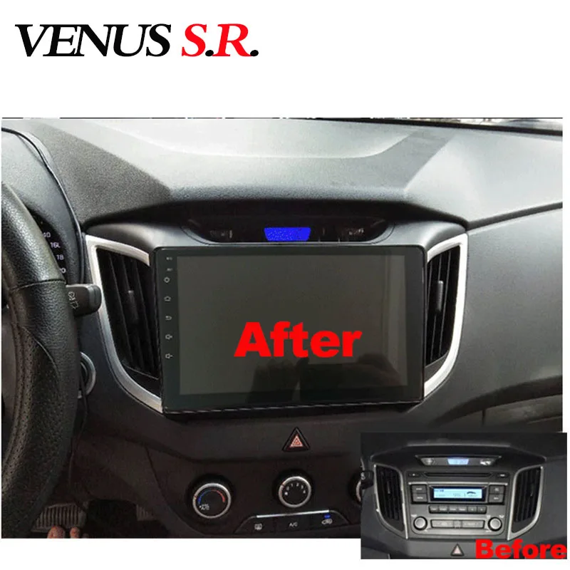 Sale VenusSR Android 8.1 2.5D car dvd for Hyundai Creta IX25 Radio 2014-2017 2018 multimedia headunit GPS Radio stereo gps navigation 4