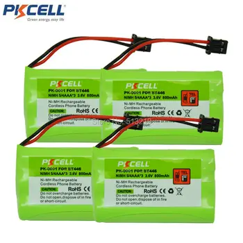 

4 x 5/4AAA*3 3.6V NiMH Cordless Phone Batteries For BT446 BT598 DCX700 DCX730 TRU446 TRU446-2 TRU448 BT-1004 BT-1005 GE-TL264