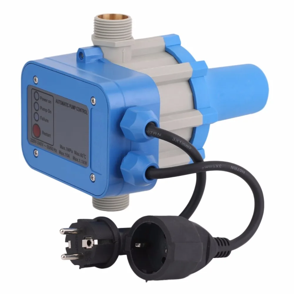 

C50MIT Electronic Water Pump Automatic Pressure Control Switch Water Pump Pressure Controller With EU Plug&Cables