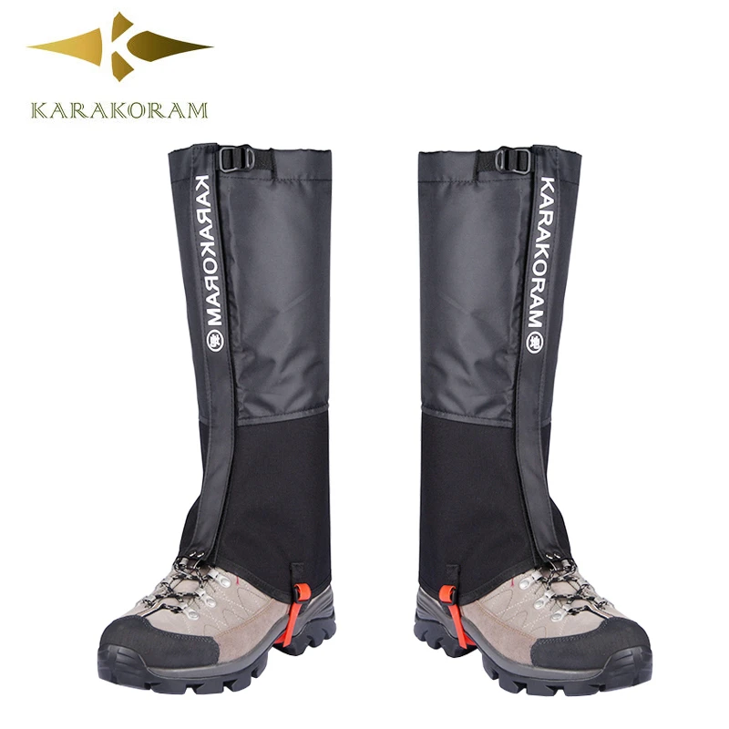 Details about / Hiking Climbing Snow Gaiters Leg Covers Boot Leggins Outdoor Waterproof