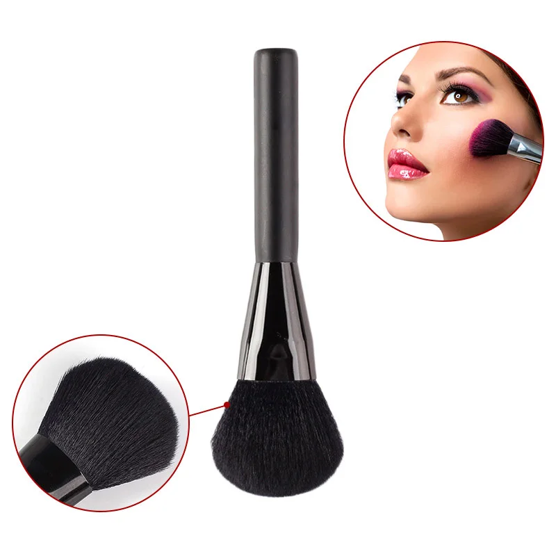

1PCS Women Makeup Brush Wood Handle Portable Contour Foundation Powder Cosmetics Brushes Mini Makeup Bag Brush