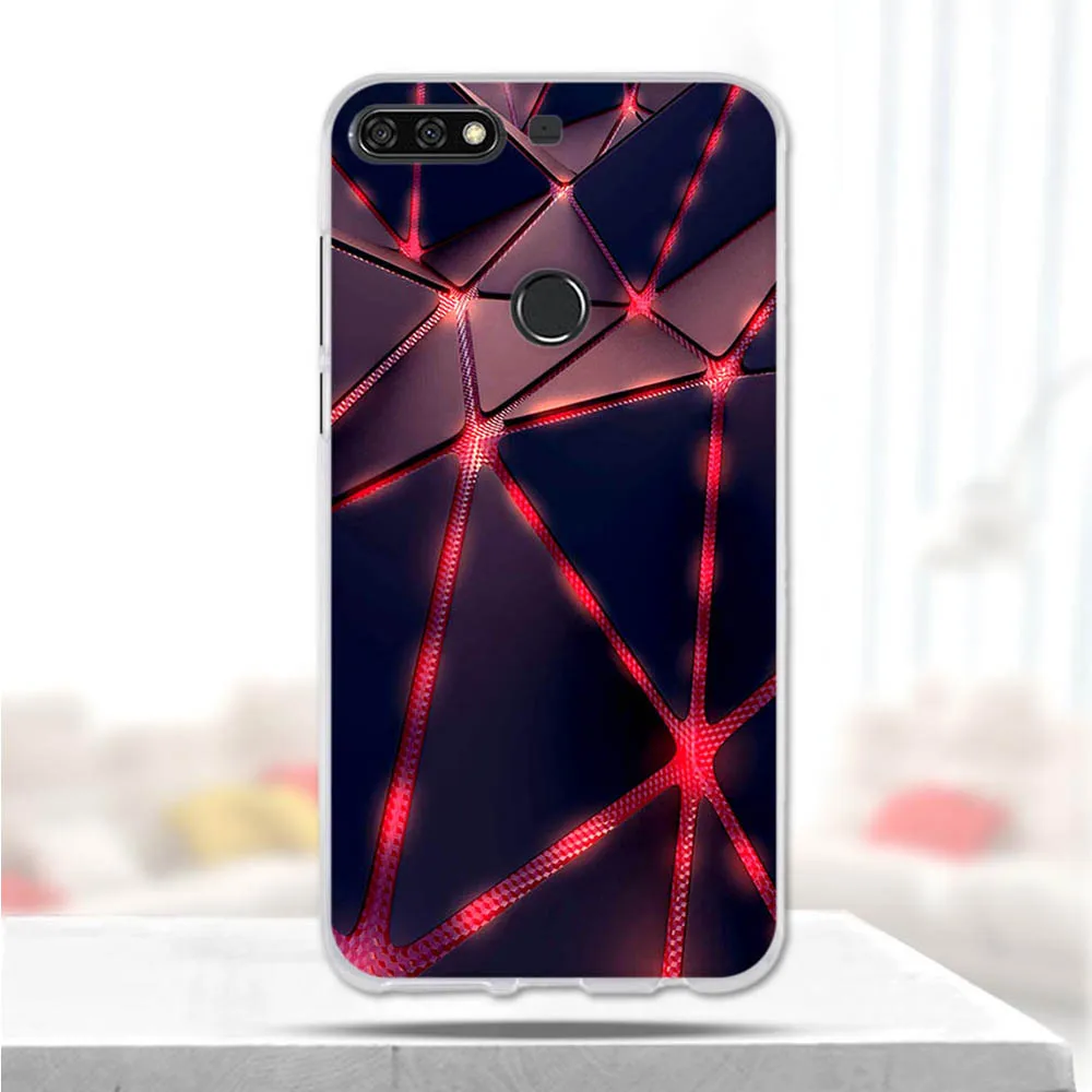 Чехол для Huawei Honor 7C чехол 5 99 дюйма мягкий силиконовый из ТПУ Enjoy 8 / Nova 2 Lite Y7 2018