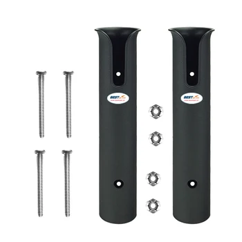

Marine Plastic Fishing Rod Holder Rack Tool Mount Socket 2 Tube Link Tackle