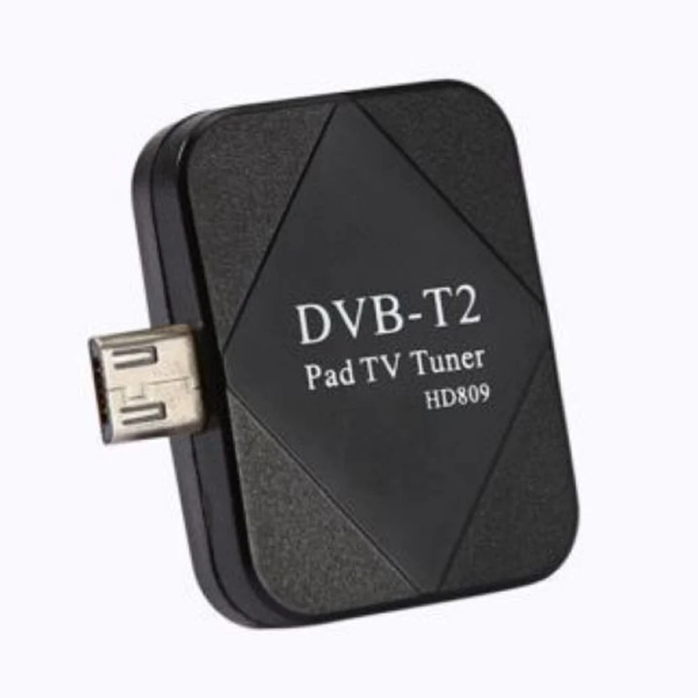 Микро USB тюнер DVB-T2 DVB-T ТВ приемник цифровой тюнер HD мини приемник+ антенна для Android смартфон планшет