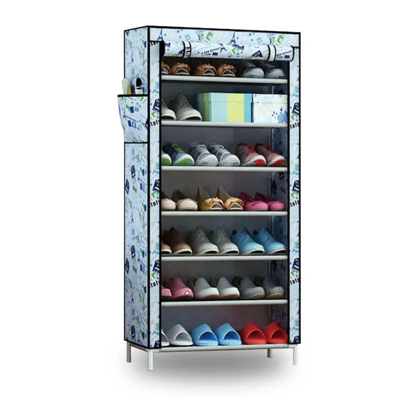 

Kaidi 8 Layers DIY Thick Oxford Dust-proof Shoe Rack Simple Creative Combination Reinforced Water-proof Storage Cabine
