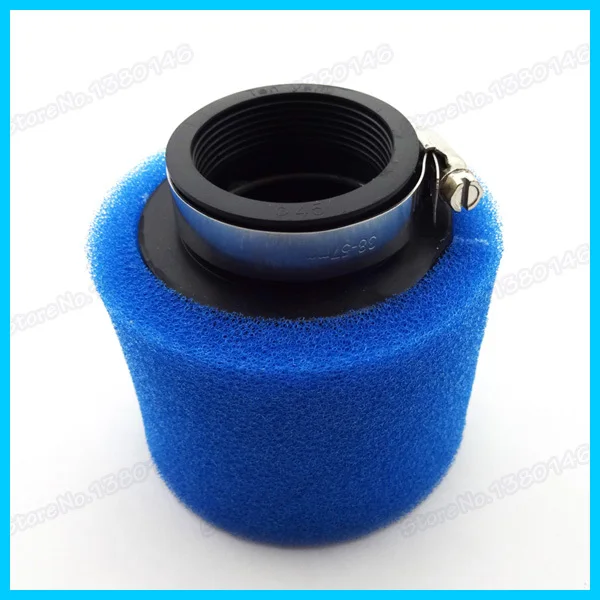 Blue 45mm Foam Air Filter For ATV Quad 125cc 140cc 150cc Pit Dirt Bikes