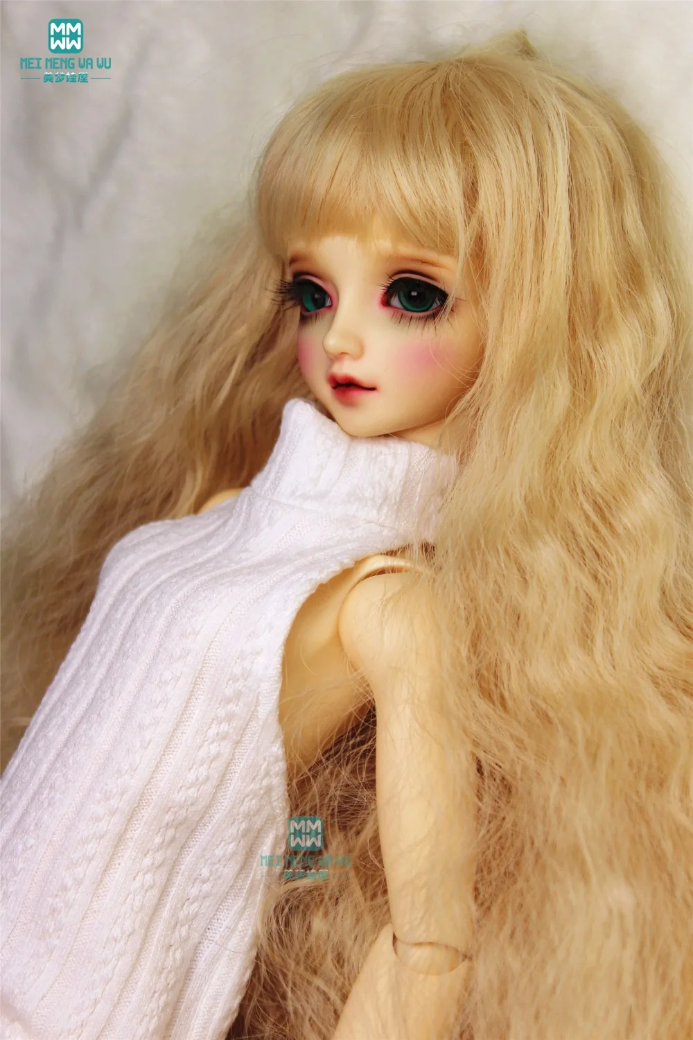 BJD Кукла Одежда для 58-60 см 1/3 bjd SD10 SD13 DD кукла черный шерстяной жилет кружевные трусики