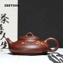 250cc Слива Хан Бянь горшок подлинный исинский чайник мастер ручной работы Китай здоровая фиолетовая глина чайный набор чай китайский чайник винтажный чайник