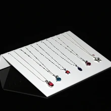 Горизонтальное акриловое ожерелье выставка браслетов держатель комод для ювелирных украшений L ювелирные изделия стенд ювелирные изделия-дисплей