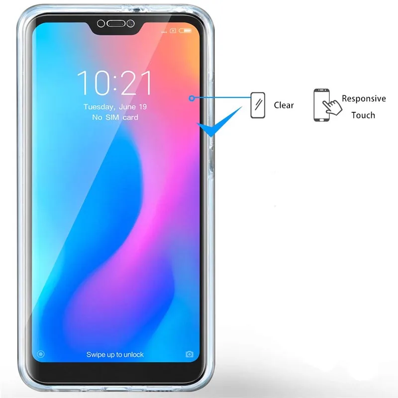 360 Полный Чехол для Xiaomi Redmi 5 Plus 4X 5A 6 Pro 6A 7 S2 Note Prime Mi 5X A1 6X A2 Lite 8 SE 9 Pocophone F1|Бамперы| |