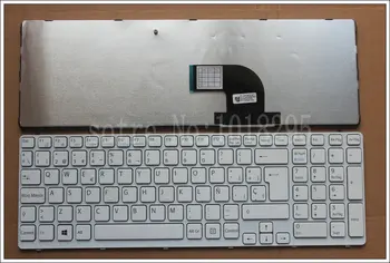 

NEW Spanish keyboard FOR sony vaio SVE1511P1EW SVE15-SVE1511C119B SVE1512Q1EW SCW151D11M witte SP Laptop Keyboard
