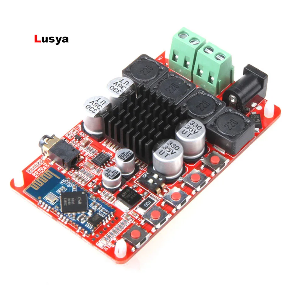 

TDA7492P Digital amplifiers 50W+50W CSR8635 Bluetooth CSR4.0 receiver power amplifier board DC8V-25V A4-003