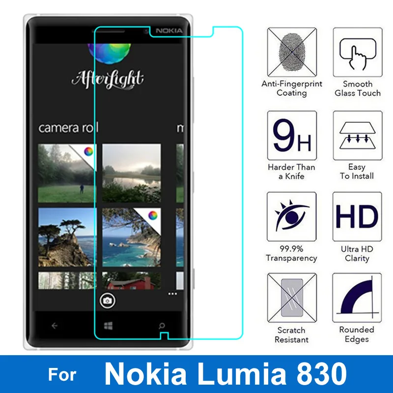 С уровнем твердости 9H Экран закаленное Стекло для microsoft Lumia от Nokia XL X2 532 925 730 930920 550 830 530 640 640XL 535 премиум-класса из закаленного стекла