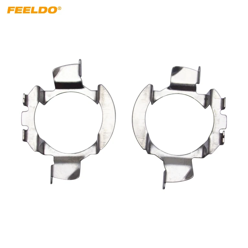 

FEELDO 10pcs Auto LED Headlight H7 Sokets Adaptor Holder For Mercedes Benz B-Class / C-Class / ML Class Ford Edge Lamp Base