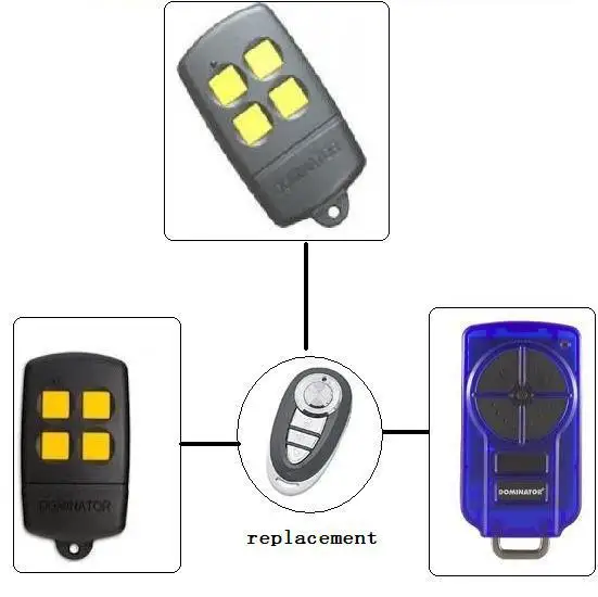 Dominator дистанционного открывания радиоуправления, заменить dominator 433.92 мГц пульт, поставка фабрики непосредственно с низкая цена