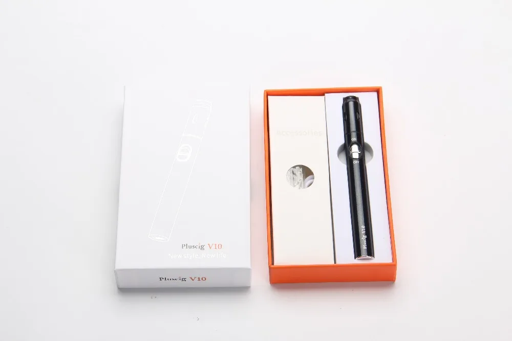 SMY Pluscig V10 vape ручка 900 mah Батарея электронная сигарета Совместимость с брендом Отопление табака stick (новая версия)